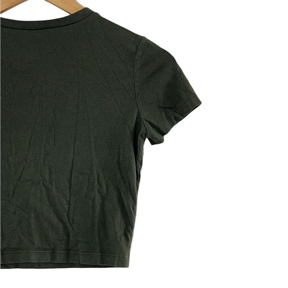 Wild Fable | Green crewneck boxy cropped tee shirt size extra small - Picture 7 of 8